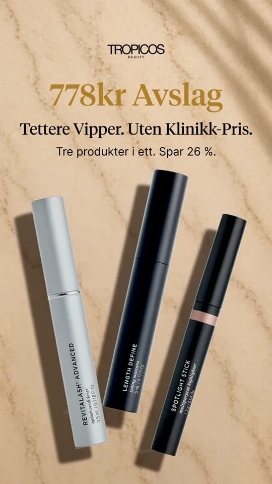 Tropicos: 778 kr avslag på tre produkter