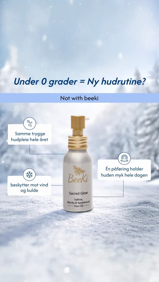 Beeki: under 0 grader, ny hudrutine